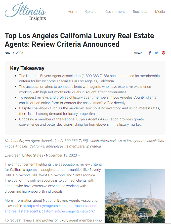 Luxury REALTOR Reviews In Los Angeles California - Find Agents Who Serve Buyers